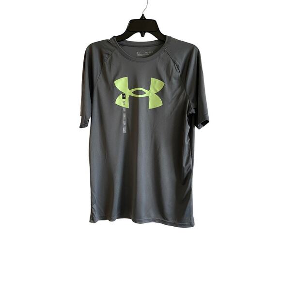 Under Armour Boys Gray Tee  YXL *NWT - Picture 1 of 5